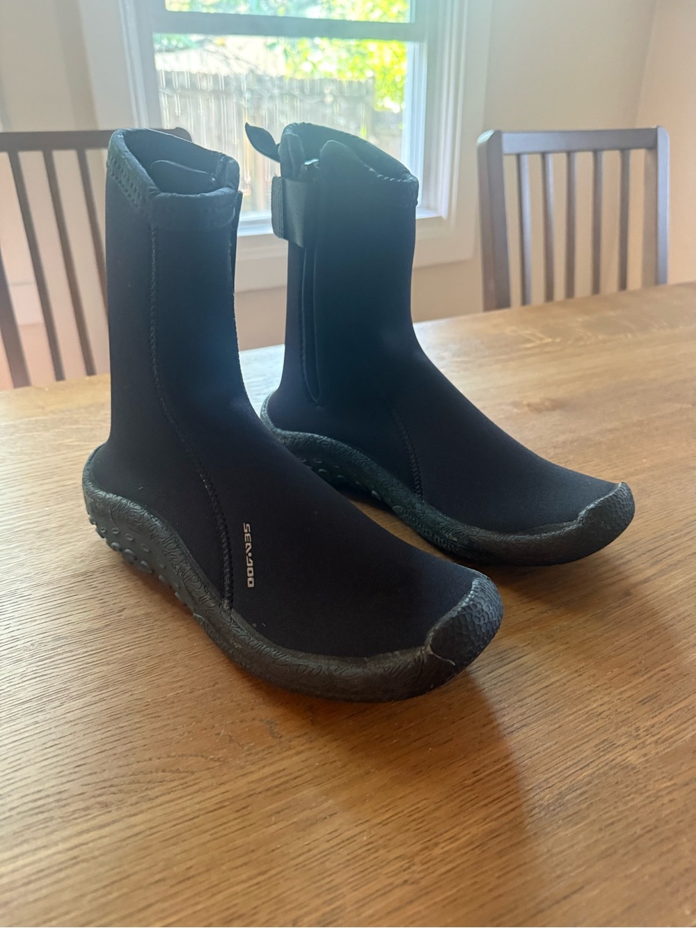 NWT Sea-Doo Neoprene Black Boots Watersports Size Men’s 10 - Picture 2 of 9